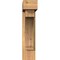 Ekena Millwork Imperial Block Smooth Bracket w/ Offset Brace, Western Red Cedar, 5 1/2"W x 20"D x 24"H BKT0604X20X24IMP05SWR - alternate 4